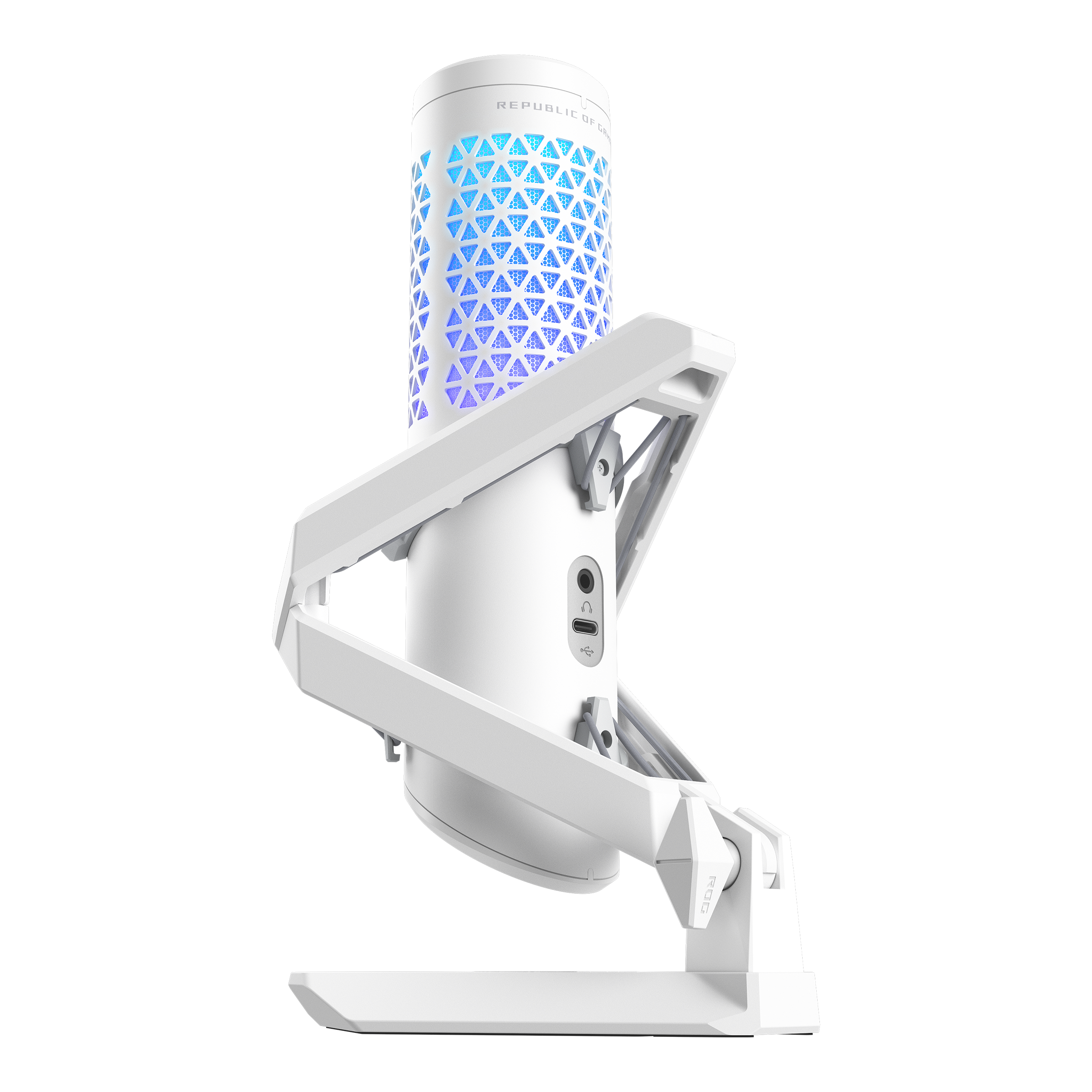 ASUS ROG Carnyx Professional Cardioid Condenser Gaming Microphone - White ASUS ROG Carnyx Professional Cardioid Condenser Gaming Microphone - White